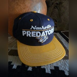 Nashville Predators NHL Legacy Collection Blue/Yellow Youth Flat Adjustable Hat